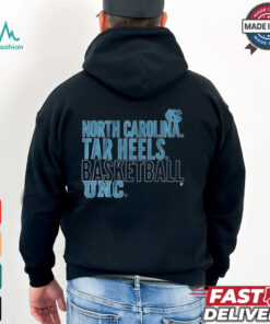 UNC Basketball Text Logo Overlay Shirt