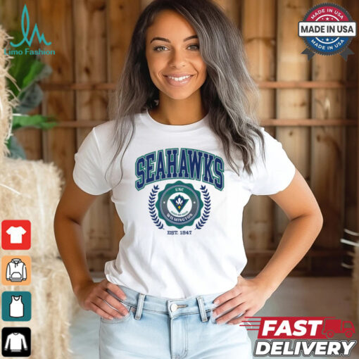 UNC Wilmington Seahawks Team Crest T Shirt