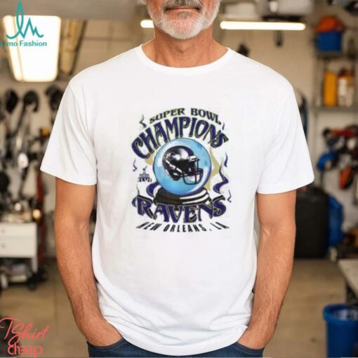 Vintage Baltimore Ravens Super Bowl Champions Xlvii T Shirt
