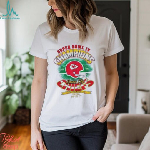 Vintage Kansas City Chiefs Super Bowl Iv Champions T Shirt