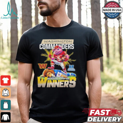 Washington Commanders Beat Detroit Lions NFC Playoff 2025 Team Mascot Shirt
