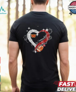 Washington Commanders Go Commanders Heart Diamond T shirt