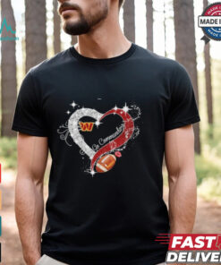 Washington Commanders Go Commanders Heart Diamond T shirt