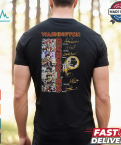 Washington Commanders NFL Players Signatures 2025 Shirt