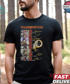 Washington Commanders NFL Players Signatures 2025 Shirt