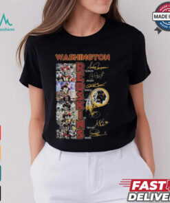 Washington Commanders NFL Players Signatures 2025 Shirt