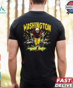 Washington Commanders Skeleton Football Player T Shirt