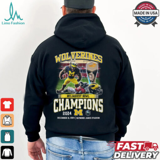 Wolverines Reliaquest Bowl Champions Shirt