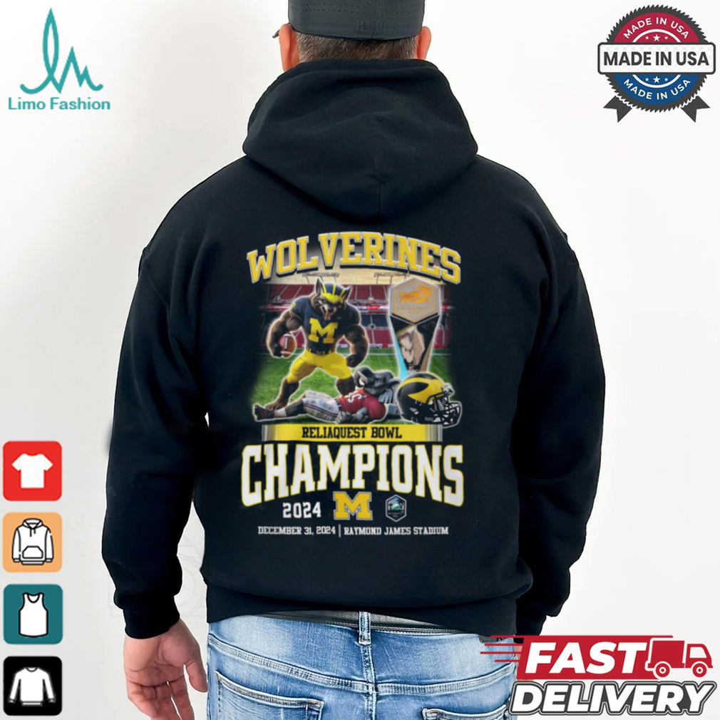 Wolverines Reliaquest Bowl Champions Shirt Wolverines Reliaquest Bowl Champions Shirt