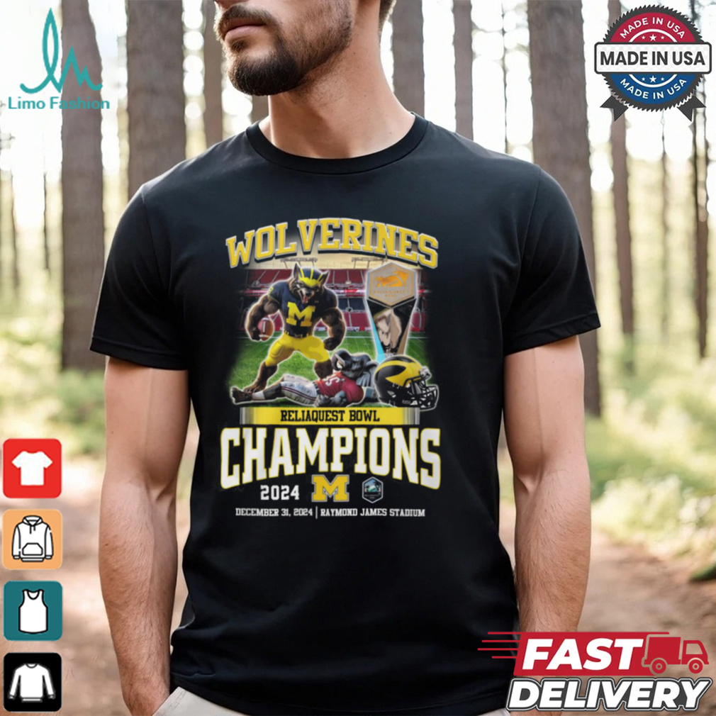 Wolverines Reliaquest Bowl Champions Shirt Wolverines Reliaquest Bowl Champions Shirt