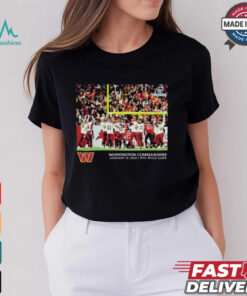 Zane Gonzalez Washington Commanders NFL Playoffs Flash Features AFC Wild Card 2025 T Shirt