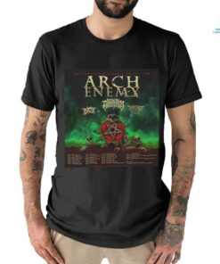 Arch Enemy North American Blood Dynasty Tour 2025 Tour Dates Fan Gifts Classic T Shirt