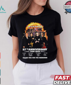 Black Sabbath 57th Anniversary 1968 2025 Thank You For The Memories Signatures T Shirt