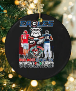Bulldogs On Saturdays Eagles On Sundays It’s Phillydawgs city skyline shirt