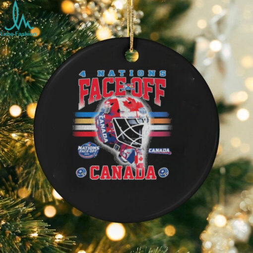 Canada 2025 4 Nations Face Off Goalie Mask T Shirt