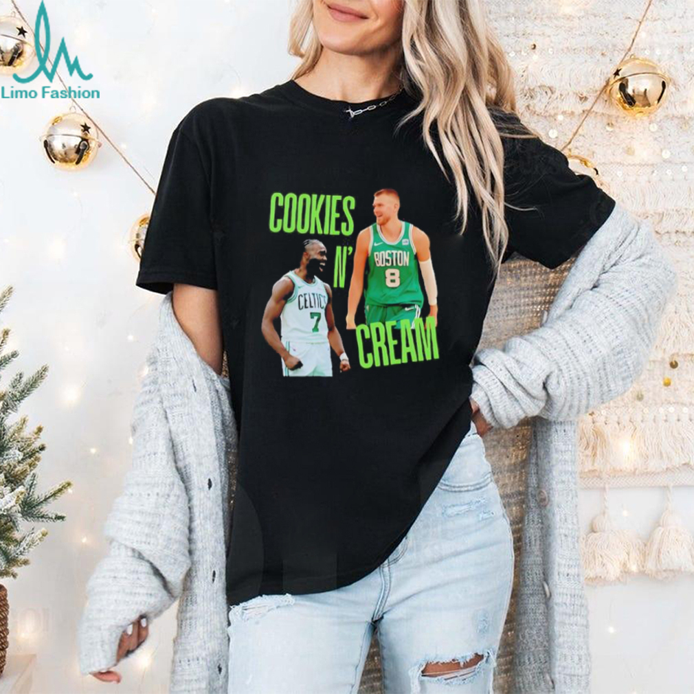 Cookies and Cream Jaylen Brown and Kristaps Porzingis Boston Celtics shirt Cookies and Cream Jaylen Brown and Kristaps Porzingis Boston Celtics shirt