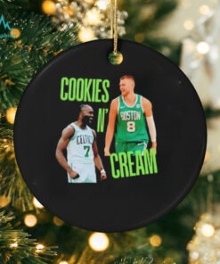 Cookies and Cream Jaylen Brown and Kristaps Porzingis Boston Celtics shirt