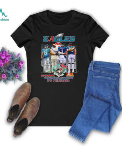 Eagles Phillybama 2024 Super Bowl Champion LIX signatures shirt
