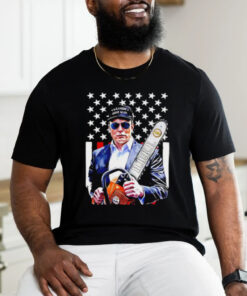 Elon Musk Chainsaw Doge USA flag shirt