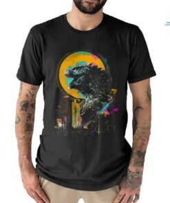 Godzilla Neon City Kaiju in the Cityscape Shirt