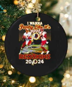 I wanna party like it’s 1991 Washington Commanders Redskins 2024 shirt