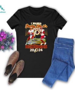 I wanna party like it’s 1991 Washington Commanders Redskins 2024 shirt