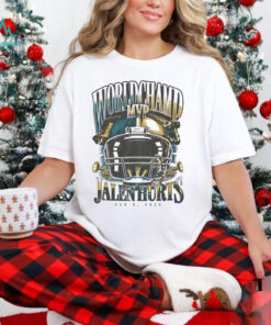 Jalen Hurts Eagles World Champ MVP helmet shirt