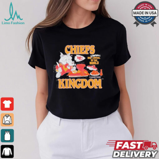 Kansas City Chiefs Guy Fieri’s Flavortown Unisex NFL x Guy Fieri’s Flavortown Tailgate And Football Capital Of THe World Chiefs Kingdom Shirt