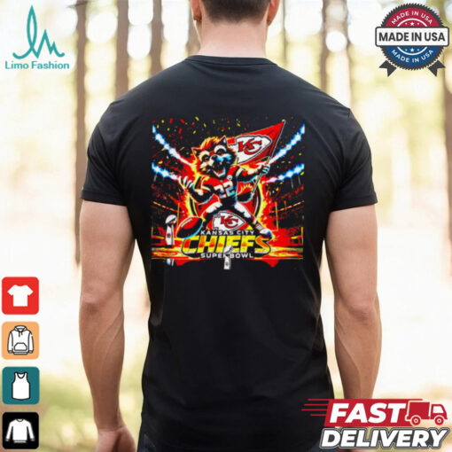 Kansas City Chiefs Super Bowl Mascot Transparent 2025 shirt