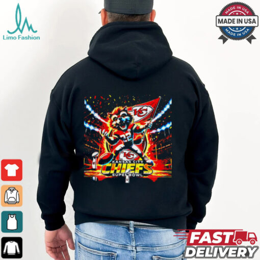 Kansas City Chiefs Super Bowl Mascot Transparent 2025 shirt