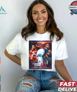 Kansas City Chiefs Vs Philadelphia Eagles NFL Super Bowl LIX New Orleans Feb 9 2025 One More Game Poster t shirt