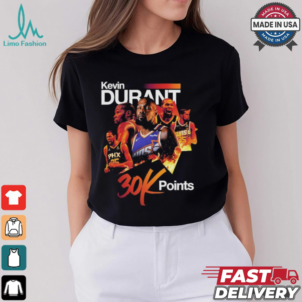 Kevin Durant Phoenix Suns 30K Career Points T Shirt Kevin Durant Phoenix Suns 30K Career Points T Shirt