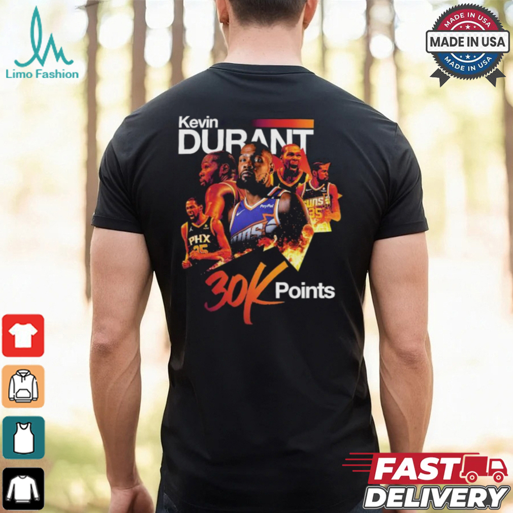 Kevin Durant Phoenix Suns 30K Career Points T Shirt Kevin Durant Phoenix Suns 30K Career Points T Shirt