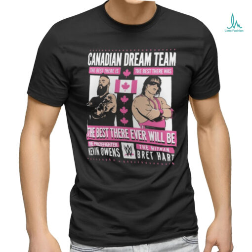 Kevin Owens & Bret Hart Canadian Dream Team T Shirt