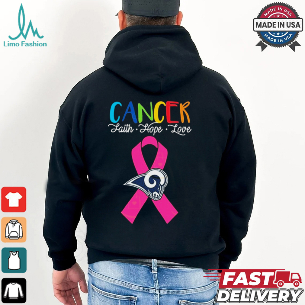 Los Angeles Rams Cancer Faith – Hope – Love Logo Shirt Los Angeles Rams Cancer Faith – Hope – Love Logo Shirt