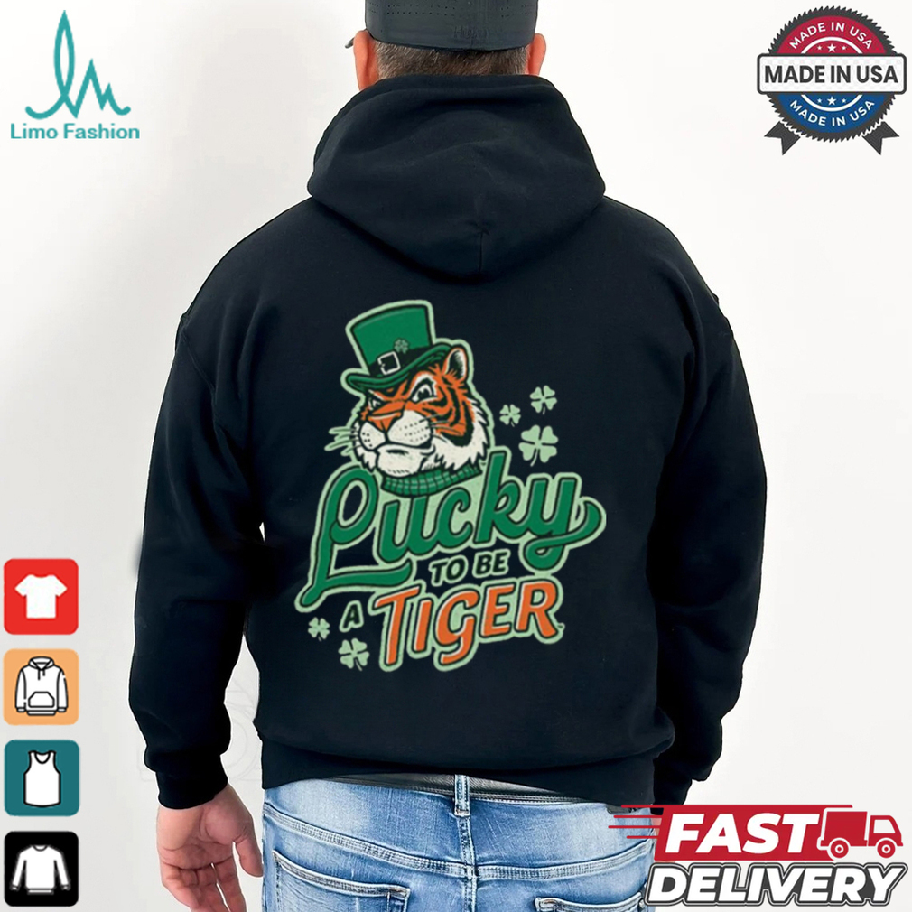 Lucky to Be a Tiger Saint Patrick’s Day Tiger Town Graphics t shirt Lucky to Be a Tiger Saint Patrick’s Day Tiger Town Graphics t shirt
