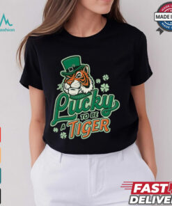 Lucky to Be a Tiger Saint Patrick’s Day Tiger Town Graphics t shirt
