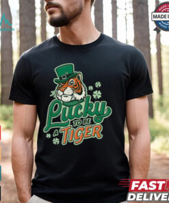 Lucky to Be a Tiger Saint Patrick’s Day Tiger Town Graphics t shirt