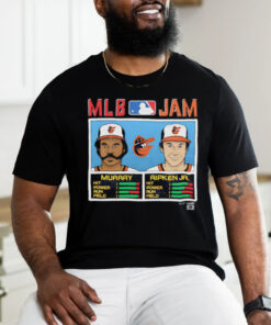 MLB Jam Orioles Murray And Ripken Jr Baltimore Orioles caricature shirt