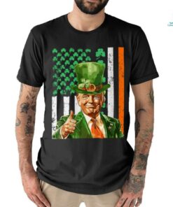 Make St Patricks Day Great Again Funny Trump T Shirt