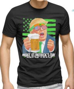 Make St. Patricks Day great again Trump shirt