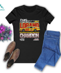 Men's Team Penske Black Joey Logano 2024 NASCAR Cup Series Champion Official T Shirt