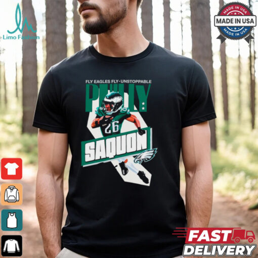 Miles Sanders Fly Eagles Fly Unstoppable Philly Saquon Signature Shirt