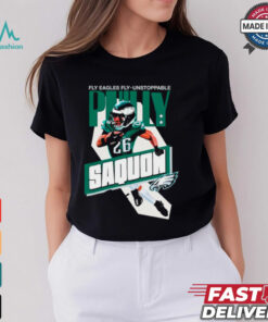 Miles Sanders Fly Eagles Fly Unstoppable Philly Saquon Signature Shirt
