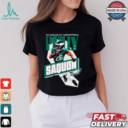 Miles Sanders Fly Eagles Fly Unstoppable Philly Saquon Signature Shirt