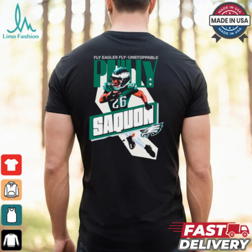 Miles Sanders Fly Eagles Fly Unstoppable Philly Saquon Signature Shirt