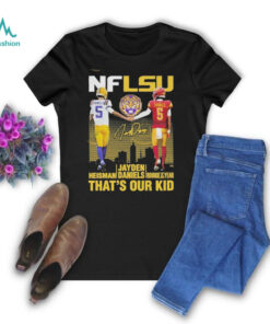 NFLSU Tiger That Our Kid Jayden Daniels Signature T Shirt
