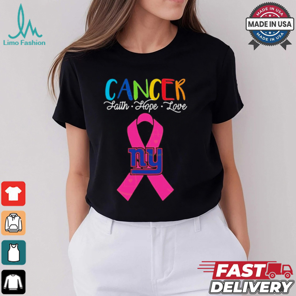New York Giants Cancer Faith – Hope – Love Logo Shirt New York Giants Cancer Faith – Hope – Love Logo Shirt