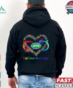 New York Jets Heart Fight Cancer in All Colors shirt