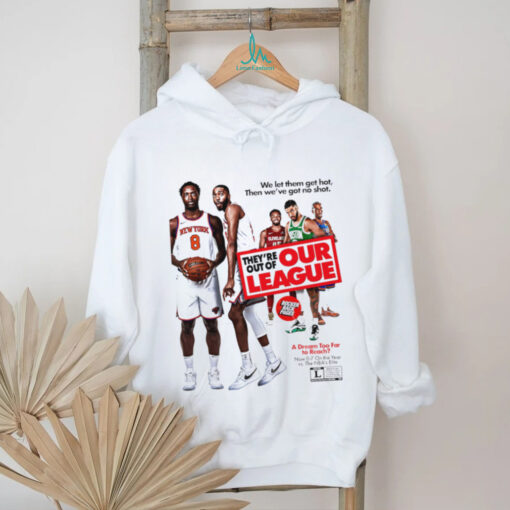 New York Knicks we let them get hot then we're got no shot graphic shirt